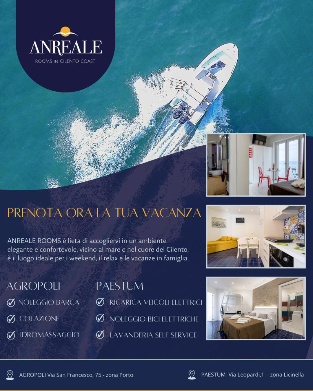 Anreale Rooms بييسْتوم المظهر الخارجي الصورة